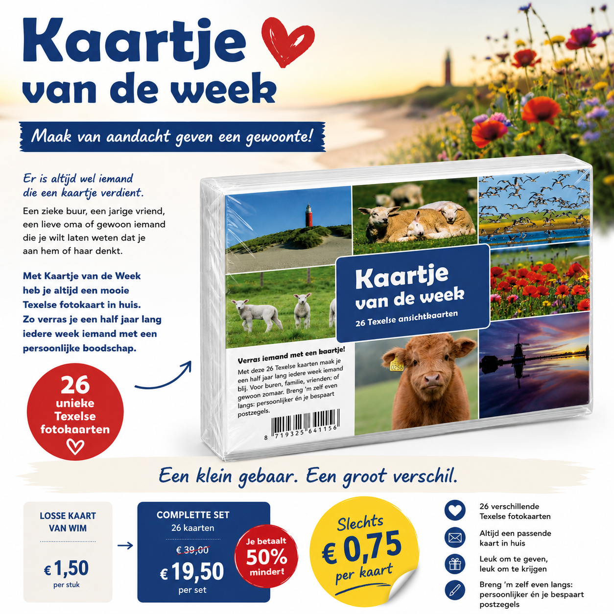 Kaartje van de Week – 26 unieke Texelse fotokaarten