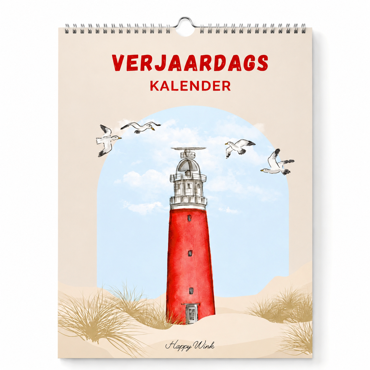 Texelse verjaardagskalender – Happy Wink