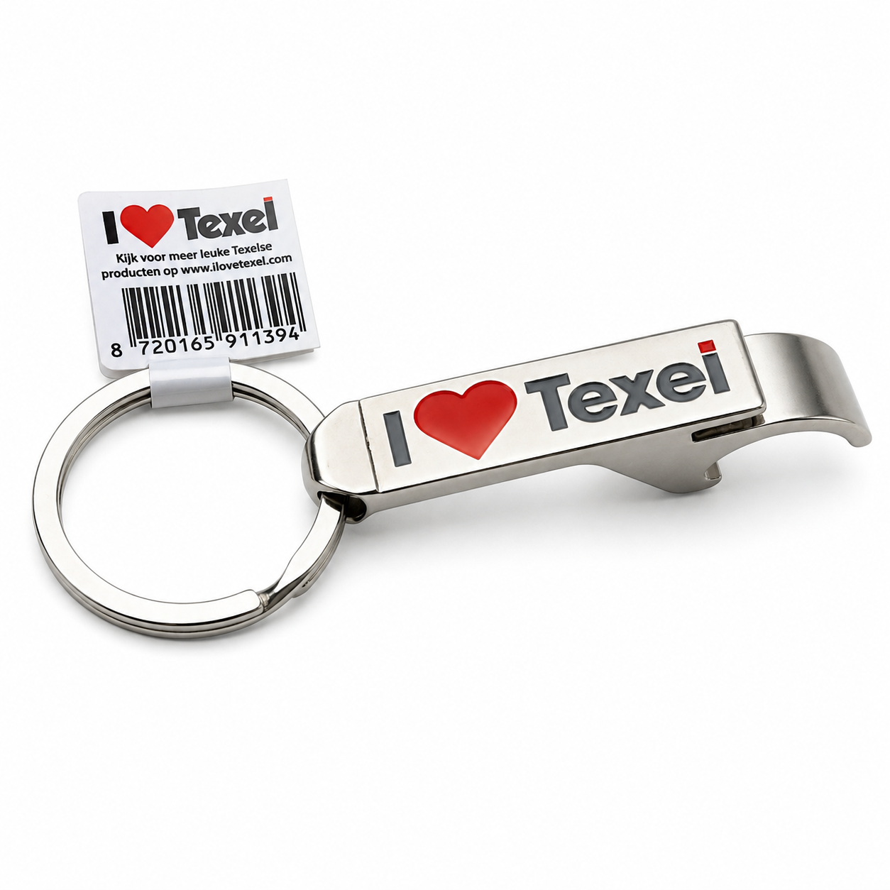I Love Texel sleutelhanger – Fles- en blikopener