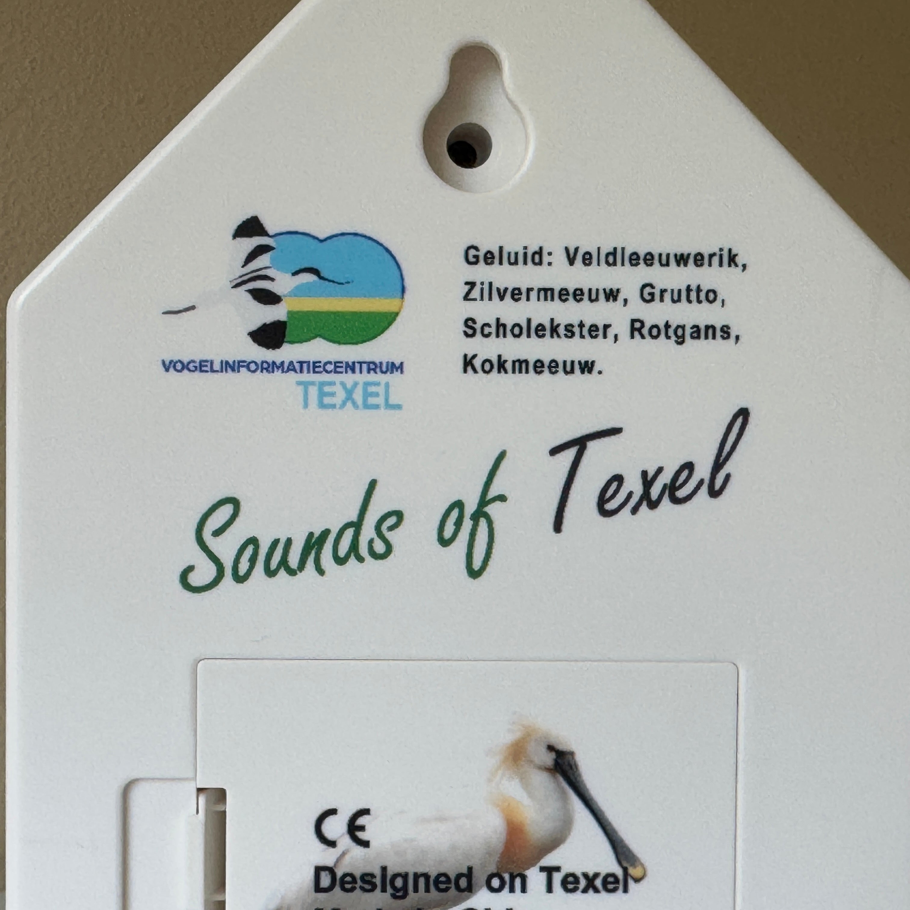 Soundbox vogelgeluiden van Texel